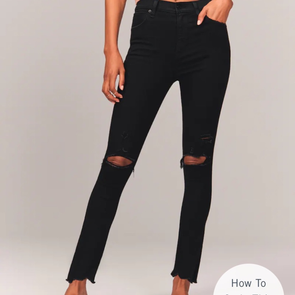 Abercrombie and Fitch The Super Skinny Ankle Jean
